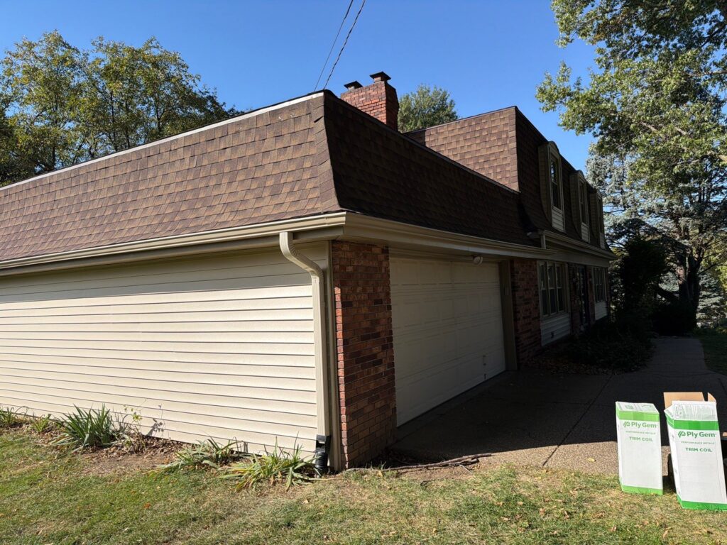 Hail damage roof and siding replacement West Omaha