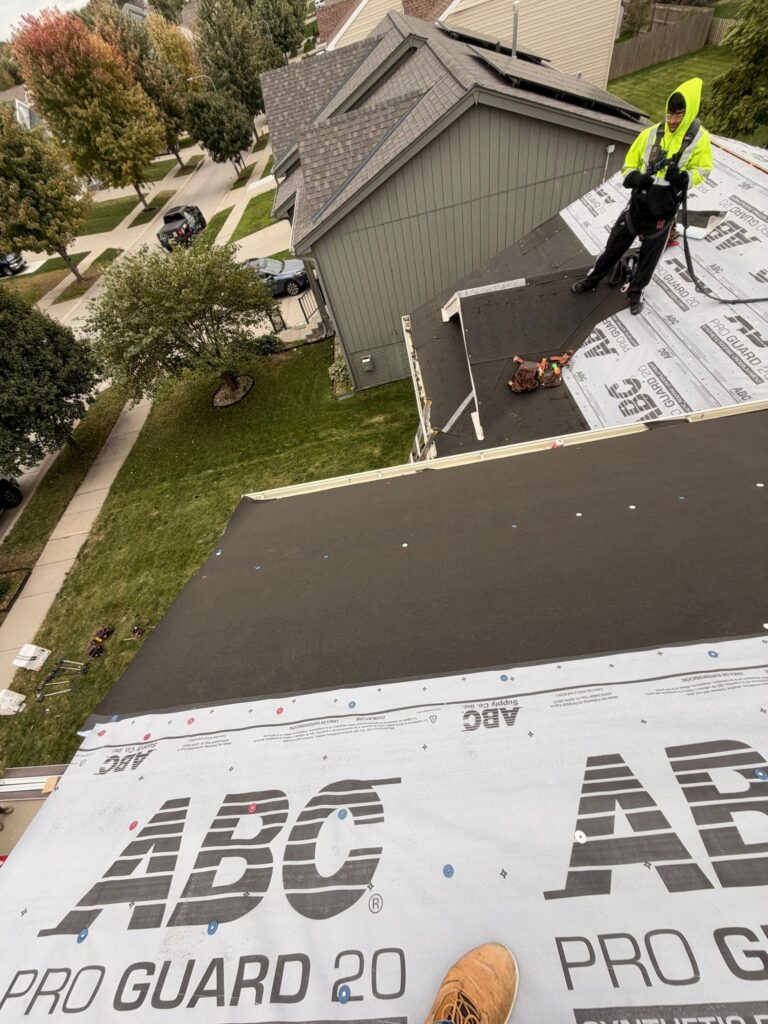 Hail damage roof replacement Bennington NE